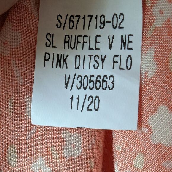 Old Navy Ditzy‎ Floral Sleeveless Soft Wash Woven Rayon Swing Dress Plus Sz XXL - Picture 9 of 13